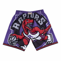 Toronto Raptors Big Face Purple Shorts