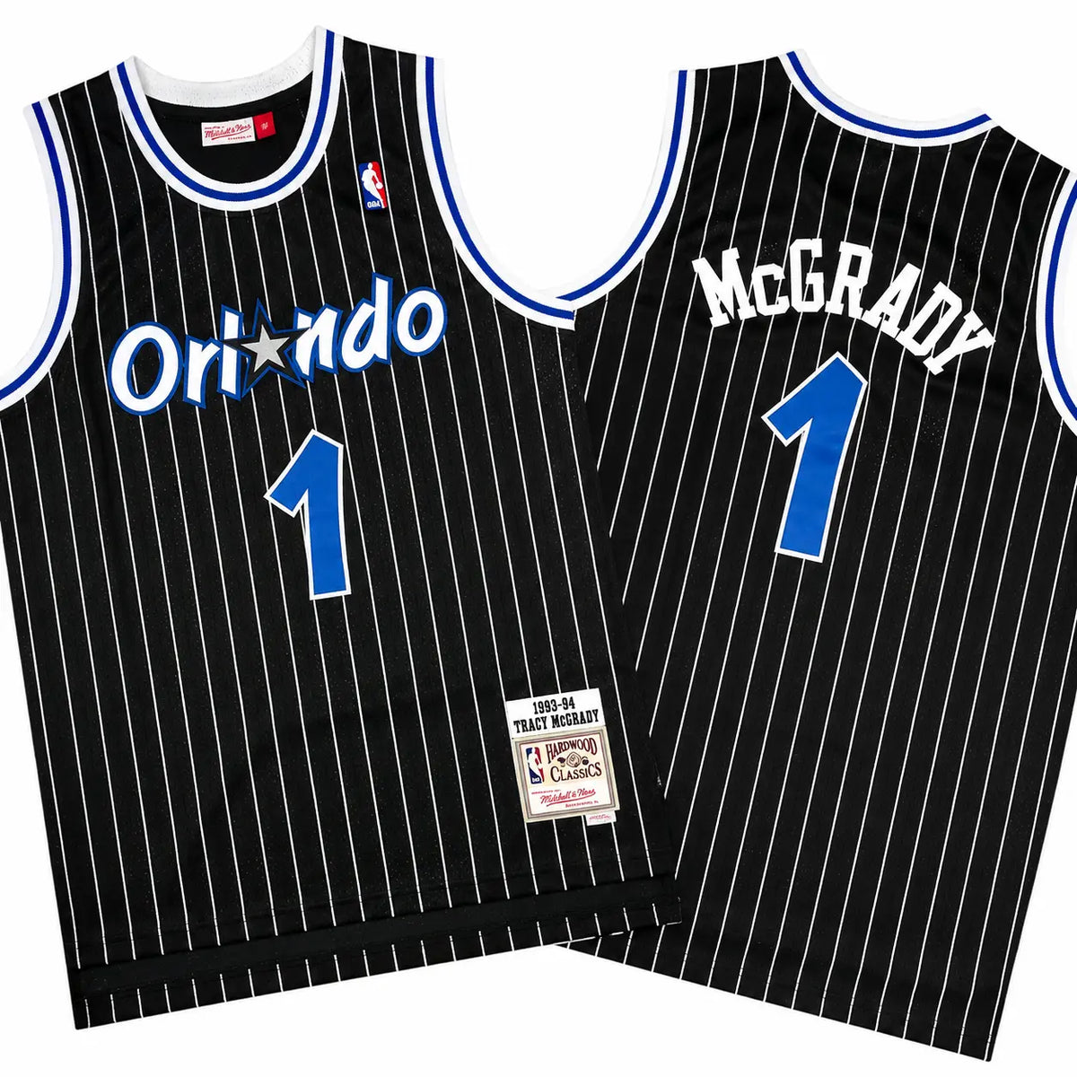 Tracy McGrady 1 Magic 2003-04 Hardwood Classics Black Stitched Jersey