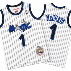 Tracy McGrady 1 Magic 2003-04 White Hardwood Classics Stitched Jersey