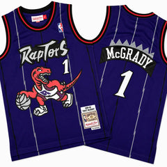 Tracy McGrady 1 Raptors 1998-99 Purple Stitched Jersey