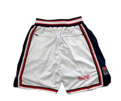 USA 1992 Dream Team Basketball Shorts White