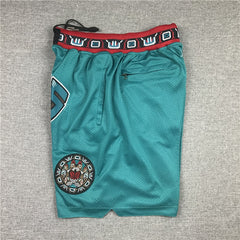 Vancouver Grizzlies 1995-96 Just Don 90s Shorts Teal
