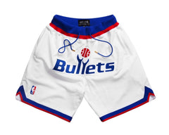 Washington Bullets shorts White
