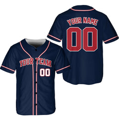 Personalized Team Name And Number Baseball Jersey, Custom Baseball Jersey Shirt