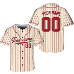 Personalized Team Name And Number Baseball Jersey, Custom Baseball Jersey Shirt
