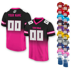 Personalized Team Name & Number Football Jersey Custom For Adult Kid, Custom American Football Shirt for Fans Coach