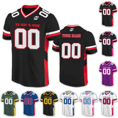 Personalized Team Name Number Football Jersey Shirt For Adult Kid, Custom Football Jersey