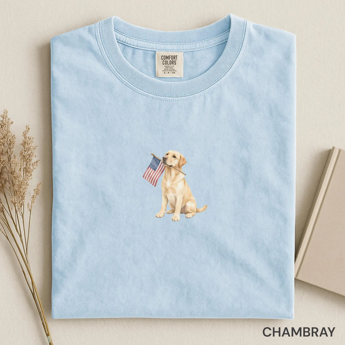Labrador American Flag Shirt, Patriotic Lab Mom T-Shirt