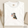 Bernese Mountain Dog American Flag Shirt