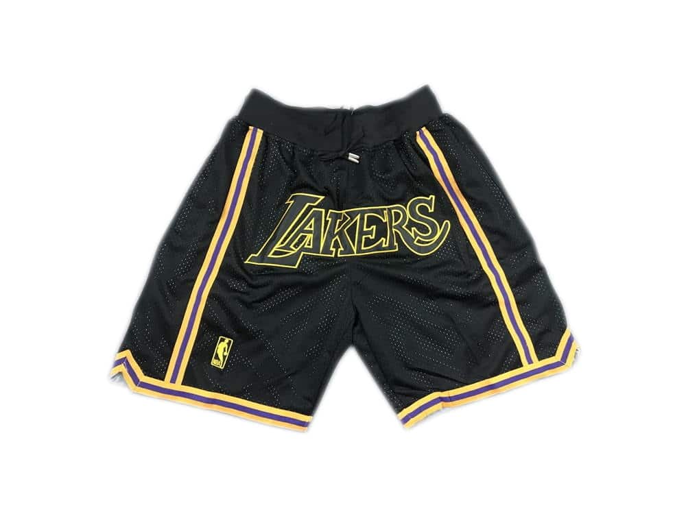 Los Angeles Lakers Shorts Black
