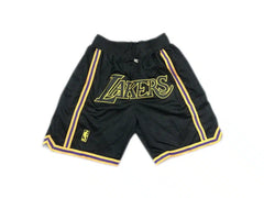 Vintage Los Angeles Lakers Black Shorts